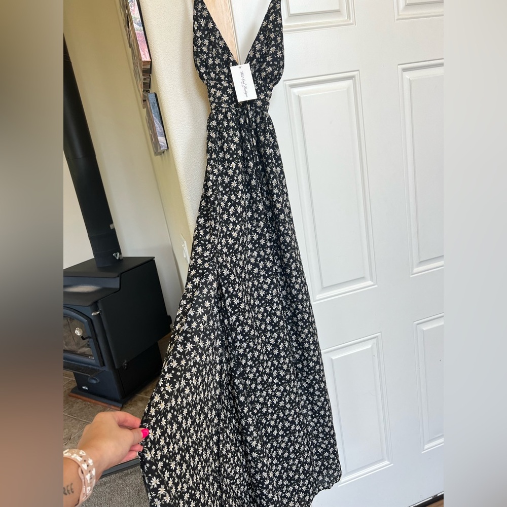 BNWT Black floral dress